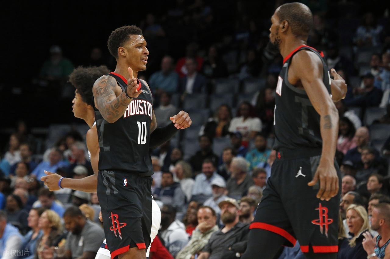 火箭124-109客胜，5连胜，凯文杜兰特躺赢让NBA球迷急了