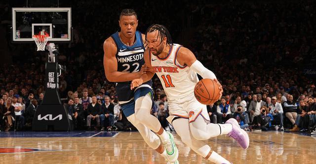 纽约尼克斯队137-114大胜森林狼，3连胜刷脸？NBA这攻击力像打了兴奋剂