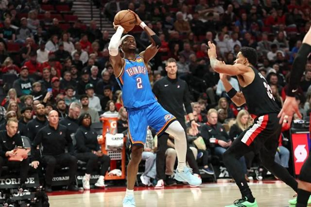 119-121终结8连胜？雷霆领先20分被开拓者在NBA里活活拉回