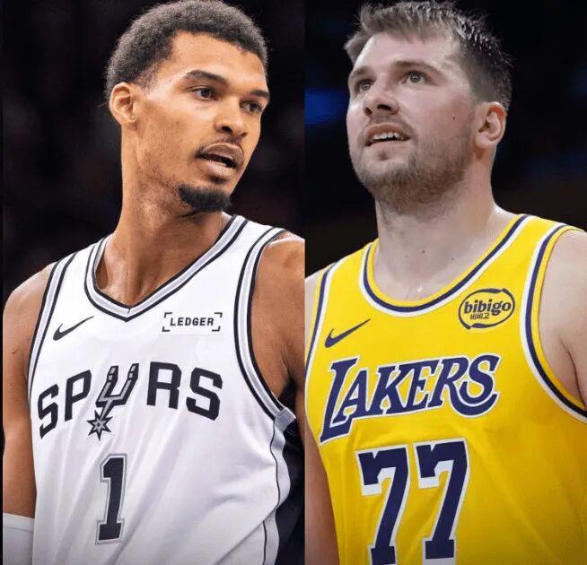 湖人五连胜锁死西部第二，老詹休息，卢卡文班飙分却送马刺两连败