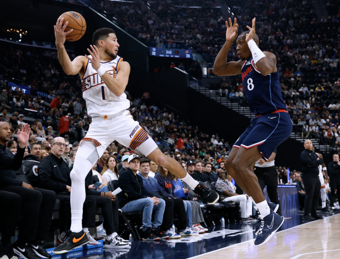 太阳62.5%胜率被看好，哈登缺阵快船还敢上？NBA赛场真是戏精大舞台