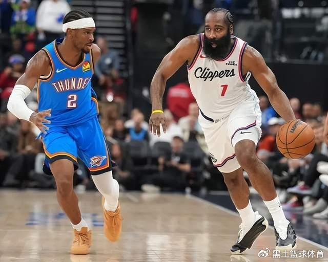 雷霆客场大胜，詹姆斯·哈登25分难救快船，NBA轮换惹争议（含数字）