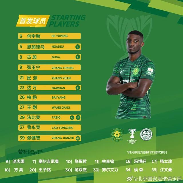 国安E组3轮只得1分，11月6日主场打大埔：442换阵能救国安吗？中超表现还能靠亚冠证明？