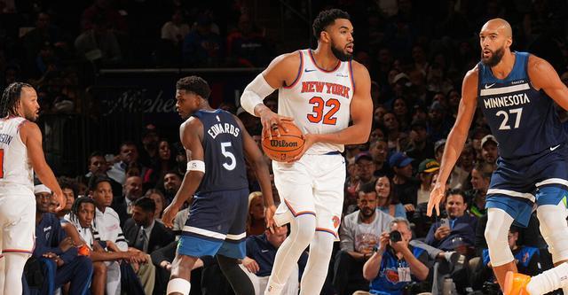 尼克斯137-114森林狼三连胜！卡尔唐斯一年后还念旧，里德接班加内特遗风？