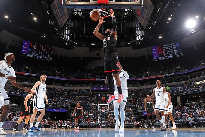 124比109！火箭5连胜登西部第3，奥科吉投篮爆冷成本场X因素，NBA少见的底薪惊喜