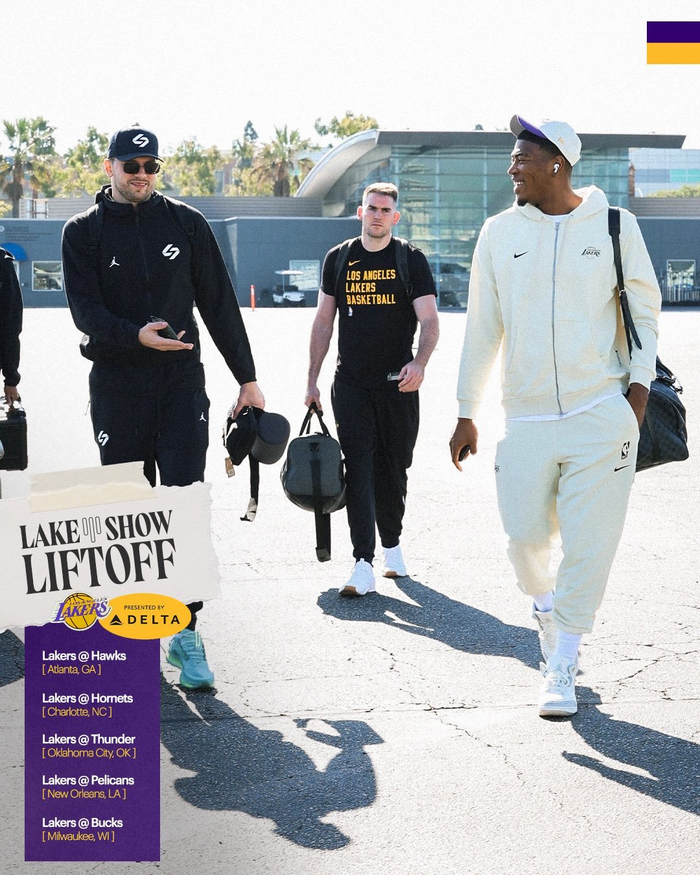 湖人五连客：老鹰、黄蜂、雷霆到雄鹿，背靠背折磨体力的NBA魔鬼赛程