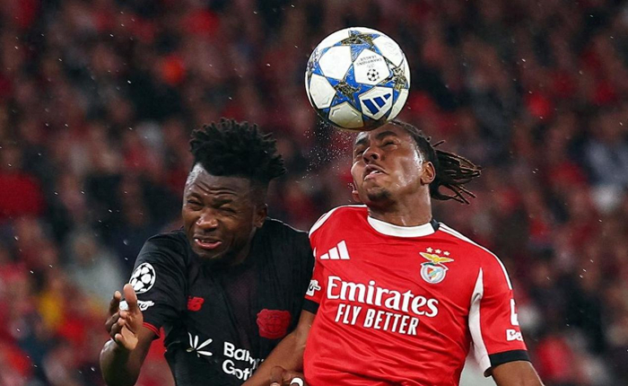 本菲卡0-1不敌勒沃库森，何塞·穆里尼奥欧冠4连败