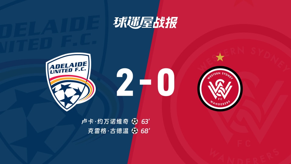 库珀斯两记冷箭定胜负：阿德莱德2-0击败西悉尼，澳超防线直接罢工