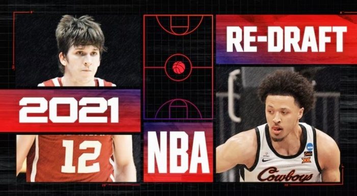 2021选秀重排出炉：里夫斯第6、康宁汉姆第2，NBA这波谁赚谁赔？