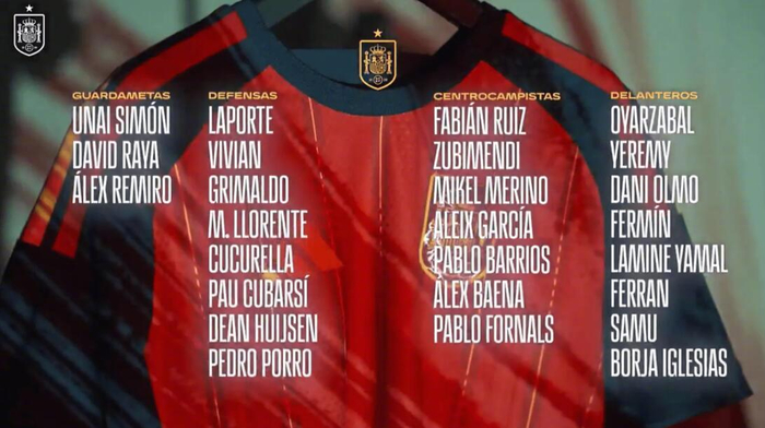 西班牙国家队大名单11月出炉：佩德里伤缺，阿森纳双响炮领衔世预赛红牌大战