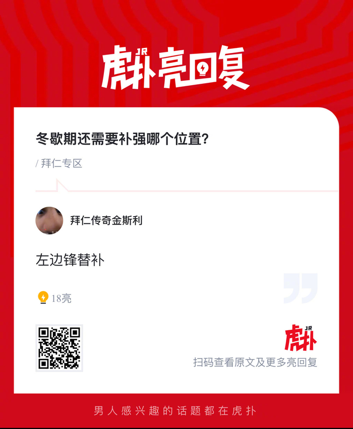 拜仁冬歇期补不补强？2名位置引发热议，德甲球迷一边吵一边乐