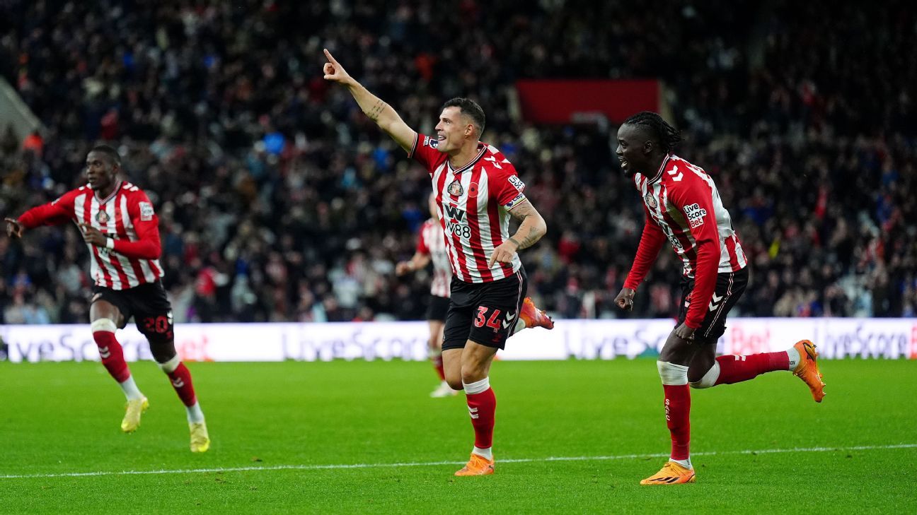 桑德兰靠夏窗标王夏卡盼首胜豪取联赛前四，英超第11轮对阵高空飞翔的阿森纳