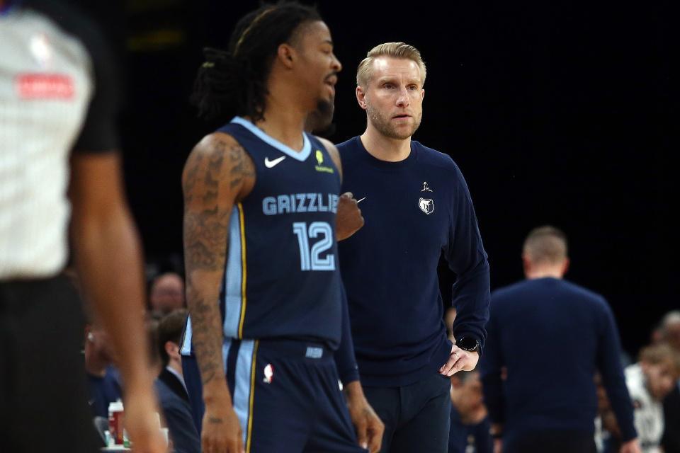 14%三分命中率成硬伤？贾·莫兰特在NBA的戏码比换防还乱