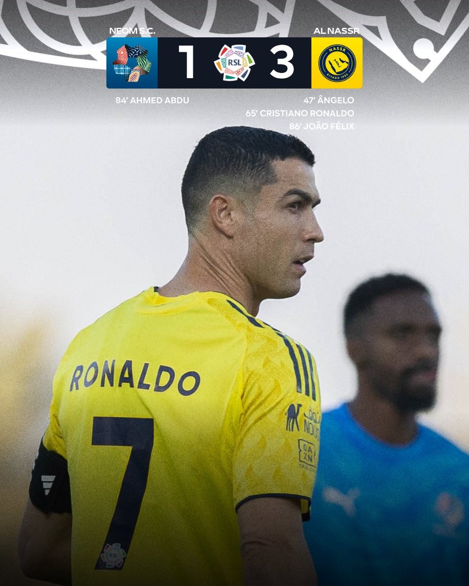 C罗85场直接参与100球，利雅得胜利第8轮在沙特联赛又掀风浪