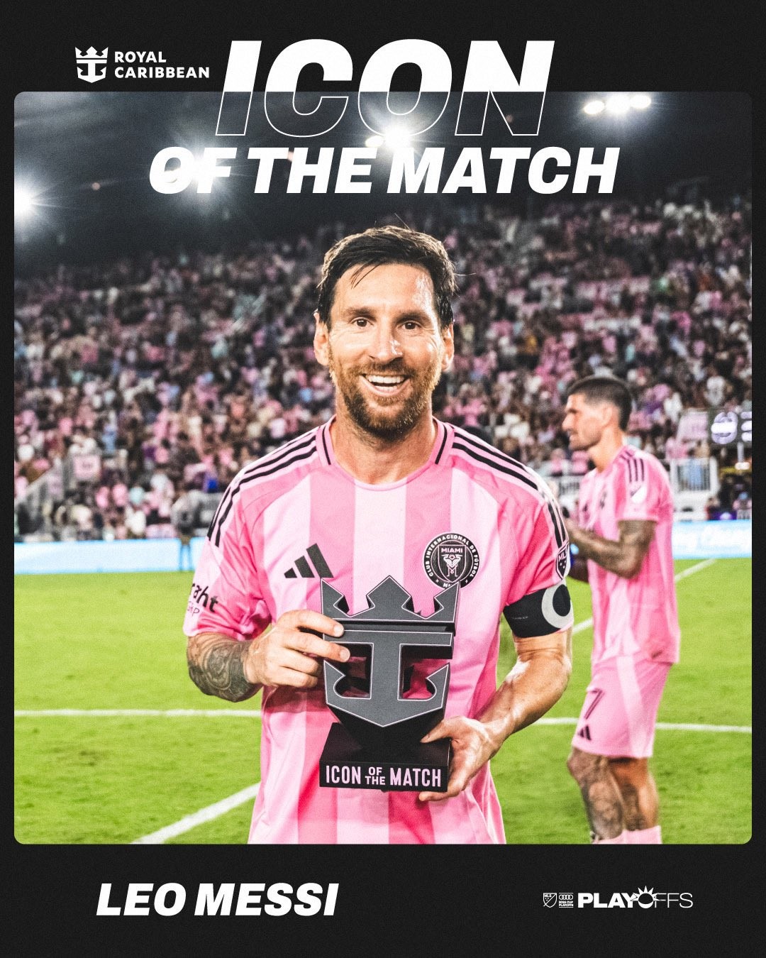 迈阿密国际4-0纳什维尔，梅西2+1在美国职业大联盟1/8把对手拆了