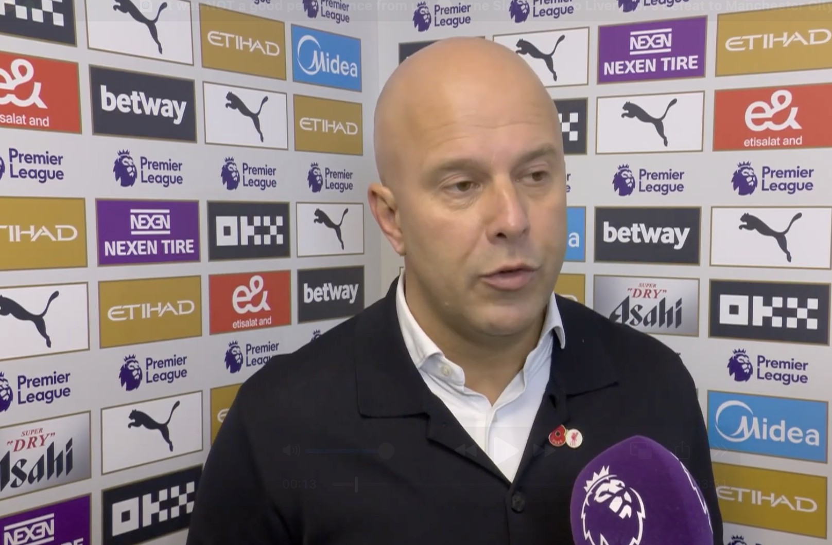 英超第11轮0-3：利物浦客场崩盘，曼城把问题照着教科书做了