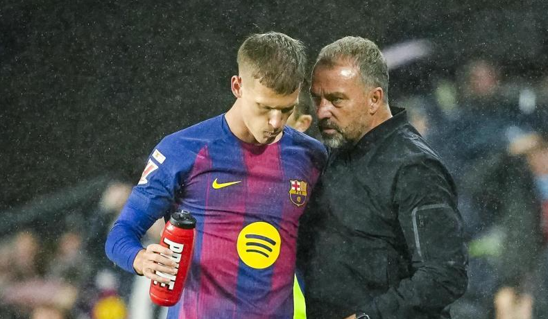 巴萨4-2拿下塞尔塔，莱万在线奥尔莫临时顶替首发，西甲争冠还是梦？