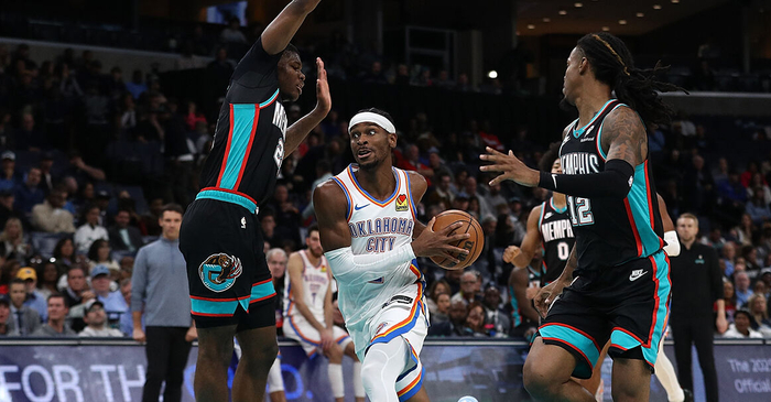 NBA常规赛：雷霆客场114-100逆转灰熊，亚历山大35分带队连胜两场，谁把防守放厕所了？