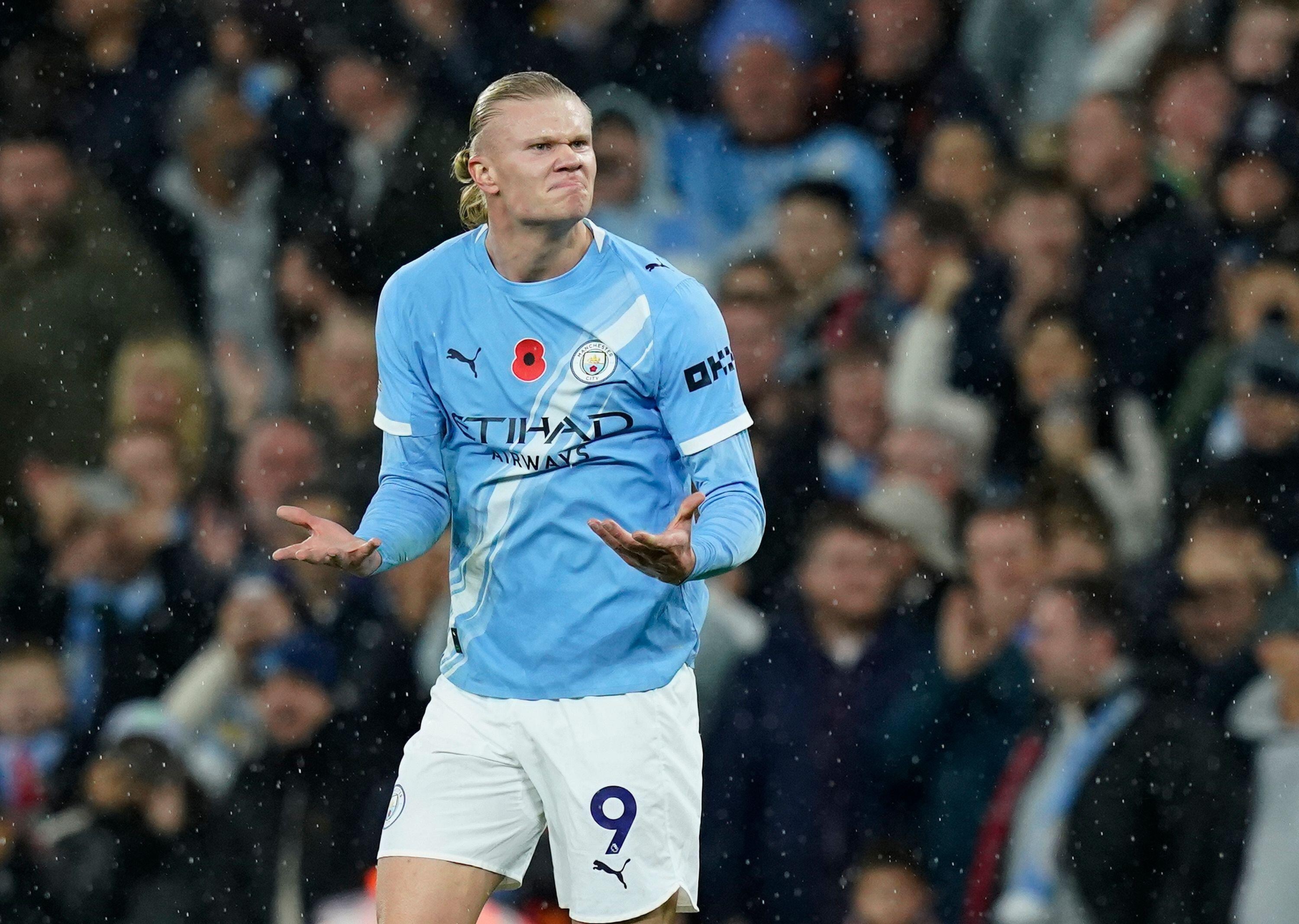 英超第11轮：曼城3-0利物浦，哈兰德Big6进球分布很会挑人