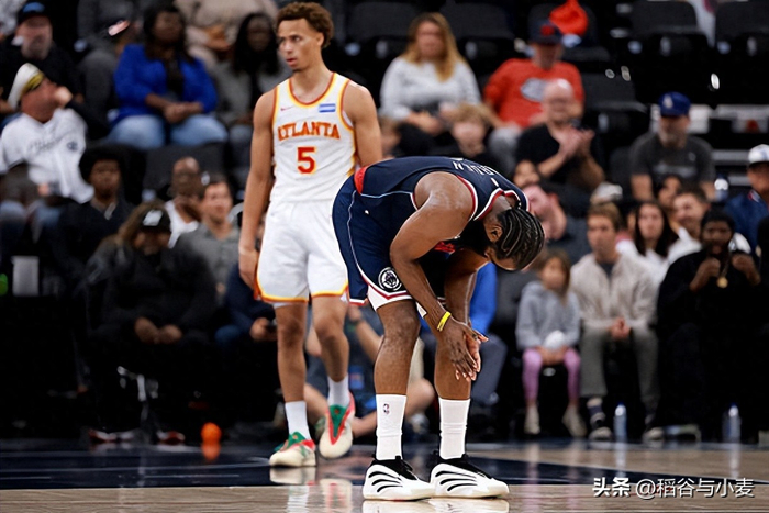 105-102！快船五连败堕落，NBA真要靠哈登撑场？