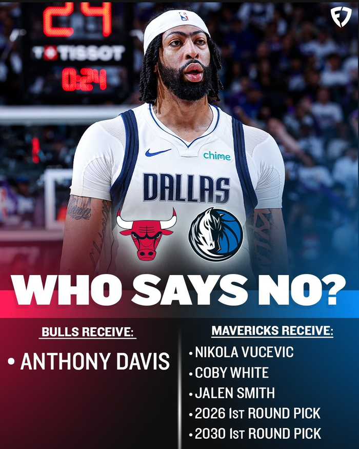 公牛拿3球员+2个首轮去换安东尼·戴维斯？NBA又要炸了