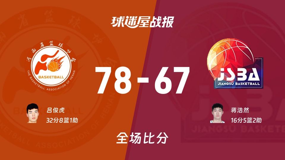 吕俊虎32分带走78-67！河南在2025全运男篮打了一出戏