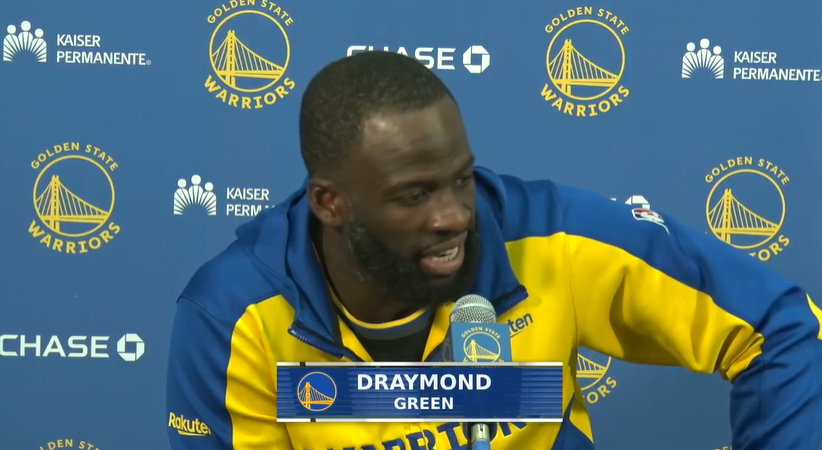 格林吐槽勇士客场惨败雷霆，谈NBA雷霆团队魔力和缺席‘X因子’