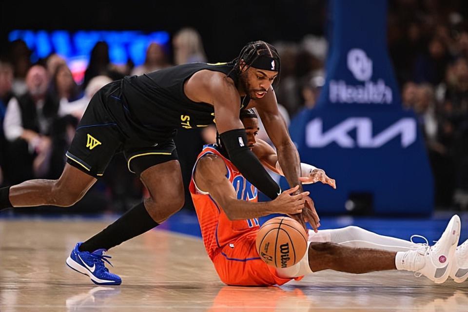 雷霆126-102痛宰勇士：11胜1负的雷霆，勇士6胜6负还能挽尊吗 NBA场面尴尬