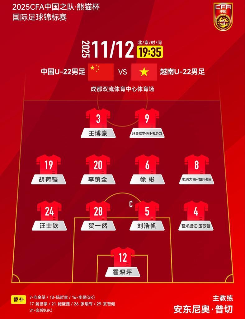 U22国足残阵0-1负越南，拜合木塔拼了但王博豪连锋线救火都难扛起严峻考验