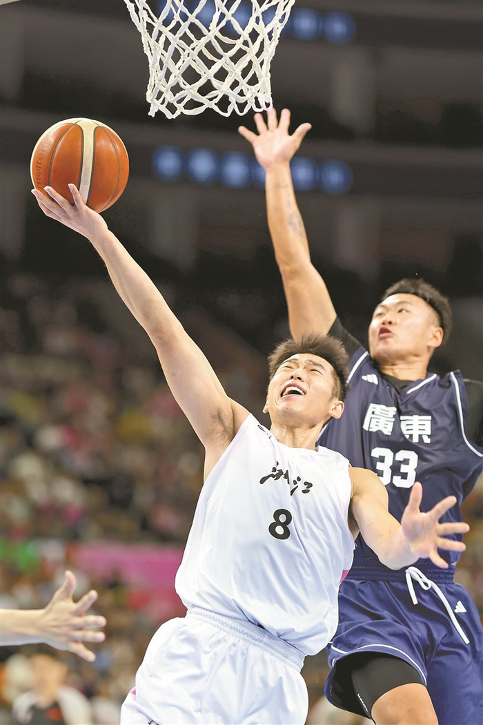 全运会男篮101∶65，广东队像NBA热身赛，浙江队被碾