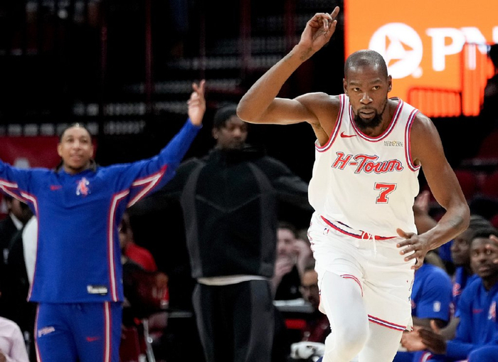 火箭135比112大胜奇才，凯文·杜兰特23分，NBA像场练习赛