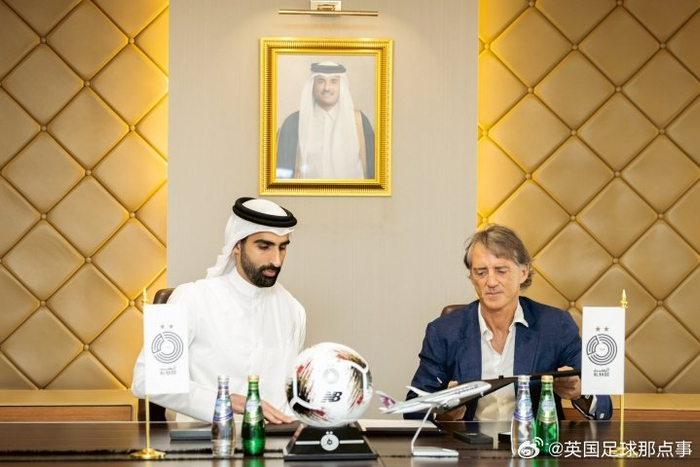 60岁曼奇尼赴卡塔尔：卡塔尔萨德签约2.5年、年薪1100万欧，英超教头要慌吗