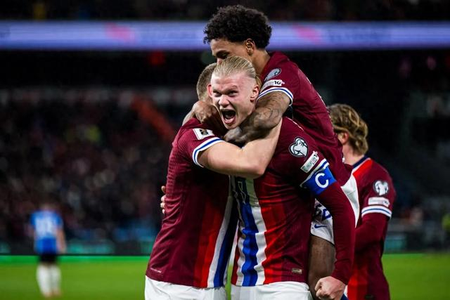 哈兰德7场14球＋挪威7连胜，英超巨星把2026世界杯预选赛欧洲区纪录盯上了