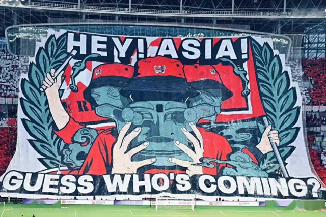 中超TIFO文化崛起，大连国安球迷喊出了什么狠话？