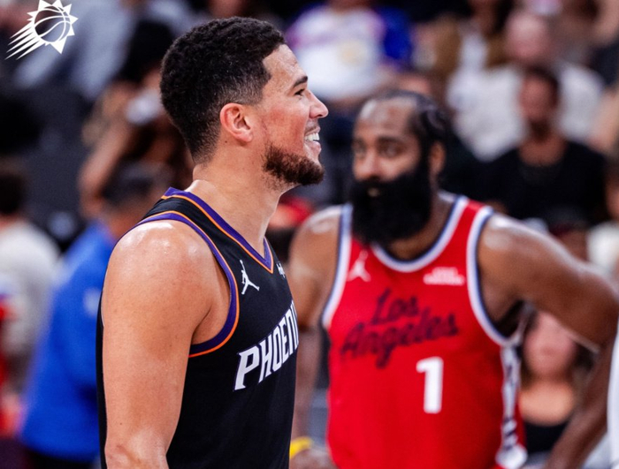 太阳11月崛起7胜1负，布克独舞难敌西部豪强杜兰特火箭火力