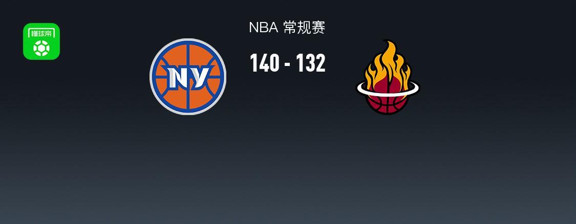 140-132！纽约尼克斯队在NBA常规赛上演得分秀，诺曼-鲍威尔38分也没挡住唐斯火力