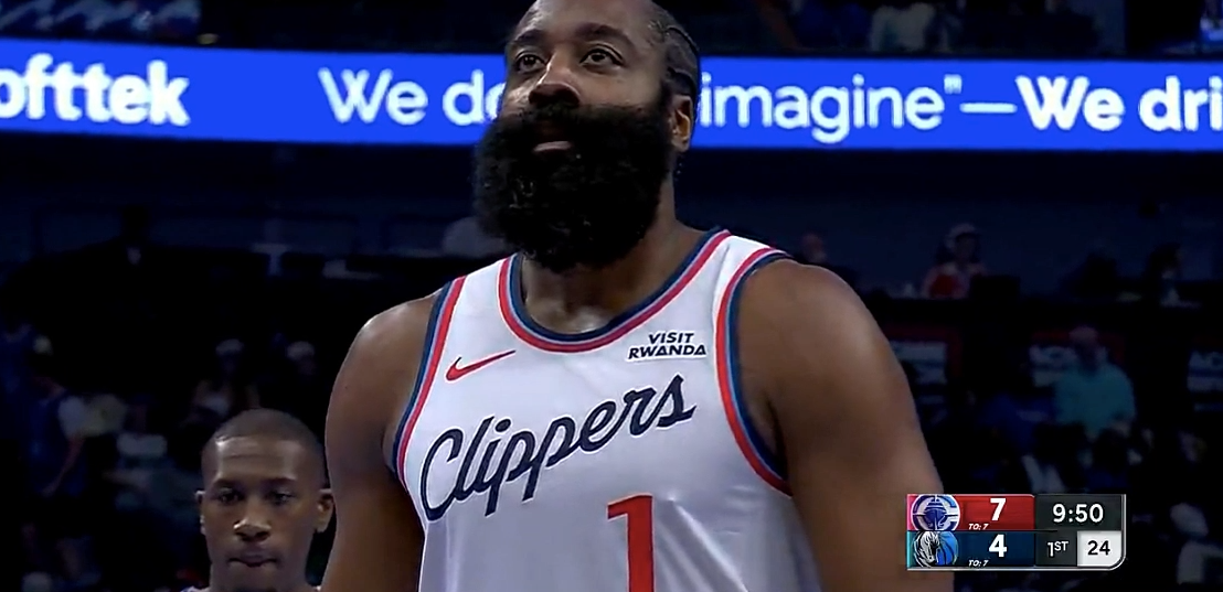 133-127双加时险胜，快船队止6连败，詹姆斯·哈登41+三双，NBA这夜谁服？