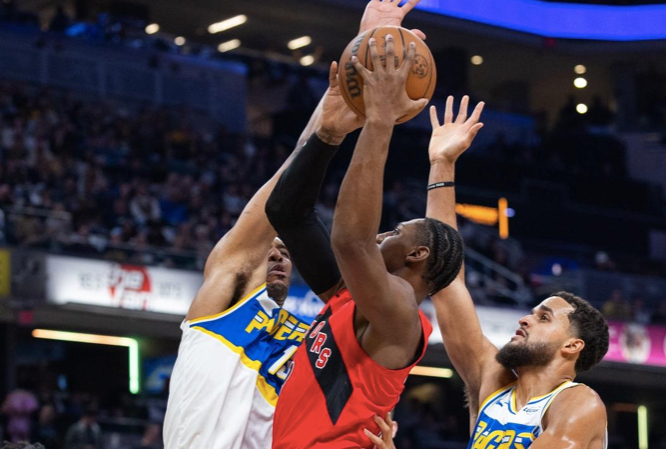 NBA 129-111：步行者1胜12负，7连败被猛龙内线碾压