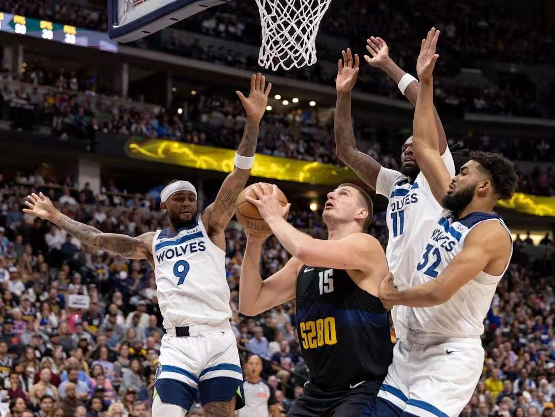 掘金123-112险胜森林狼，丹佛掘金队7连胜，NBA西部血战到第几层？