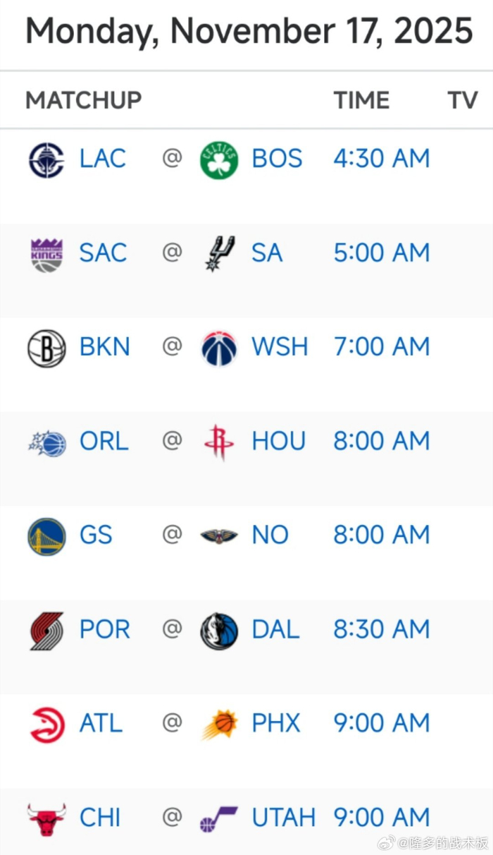 8场连番开火：北京时间4个关键时段，NBA日程让人又爱又气