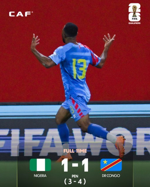 尼日利亚非洲预选赛3-4点球负，奥斯梅恩7500万欧却连世界杯也进不去？
