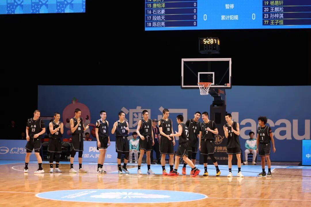 全国运动会篮球18岁以下组铜牌战，上海98-90浙江击败广东后冲击四强