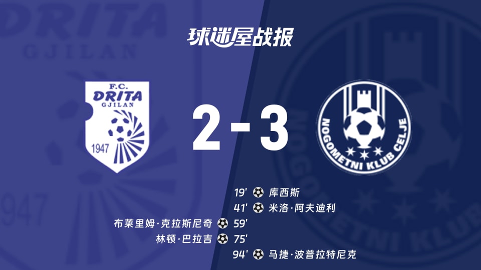 德利塔主场2-3输给采列，逆转太晚，关键时刻丢球！