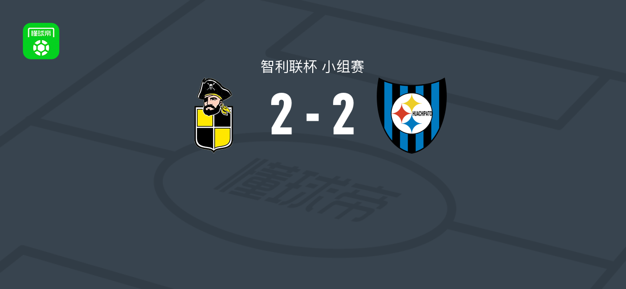 科金博联合2-2瓦奇巴托，路易斯-里韦罗斯与Abarzua各进两球