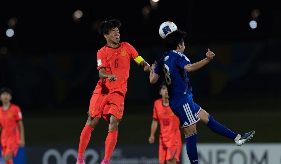 中国U17男足2-3惜败日本，无缘U17亚洲杯冠军