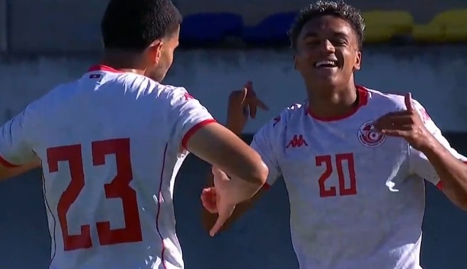 土伦杯：中国U19半场0-1突尼斯U23，泰拉米奥破门