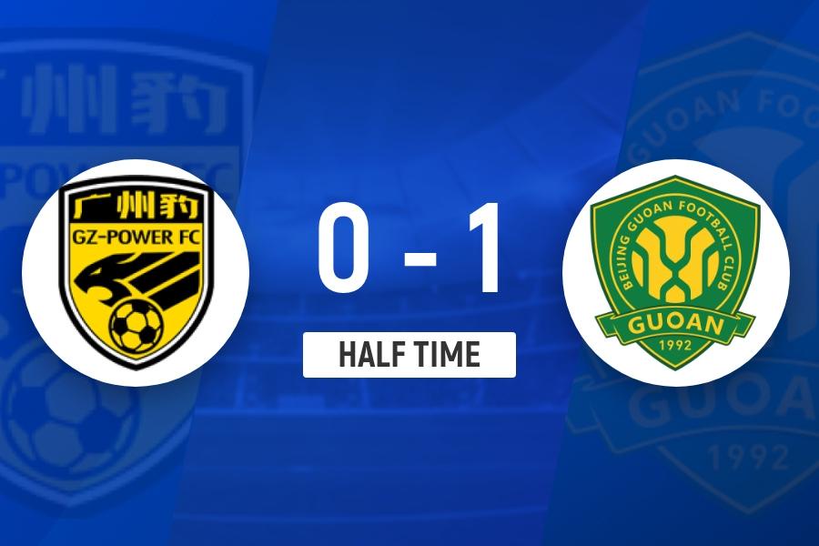 足协杯第4轮北京国安1-0广东广州豹，林良铭破门