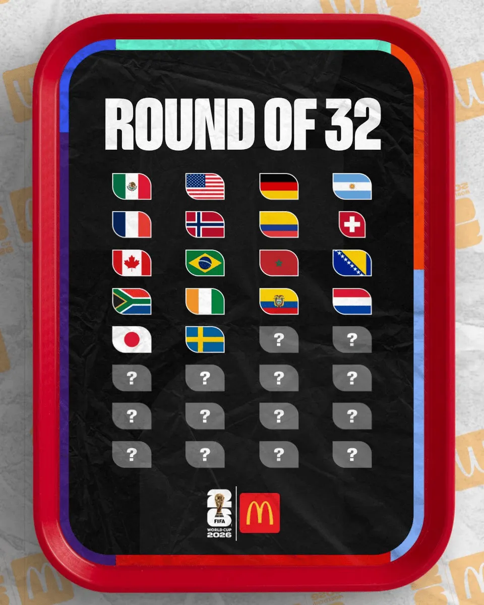 2026年世界杯32强席位明朗，18支球队已晋级