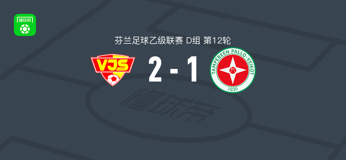 万塔2-1TPV谭柏利，Tarmo Klen和Elias Hannula破门