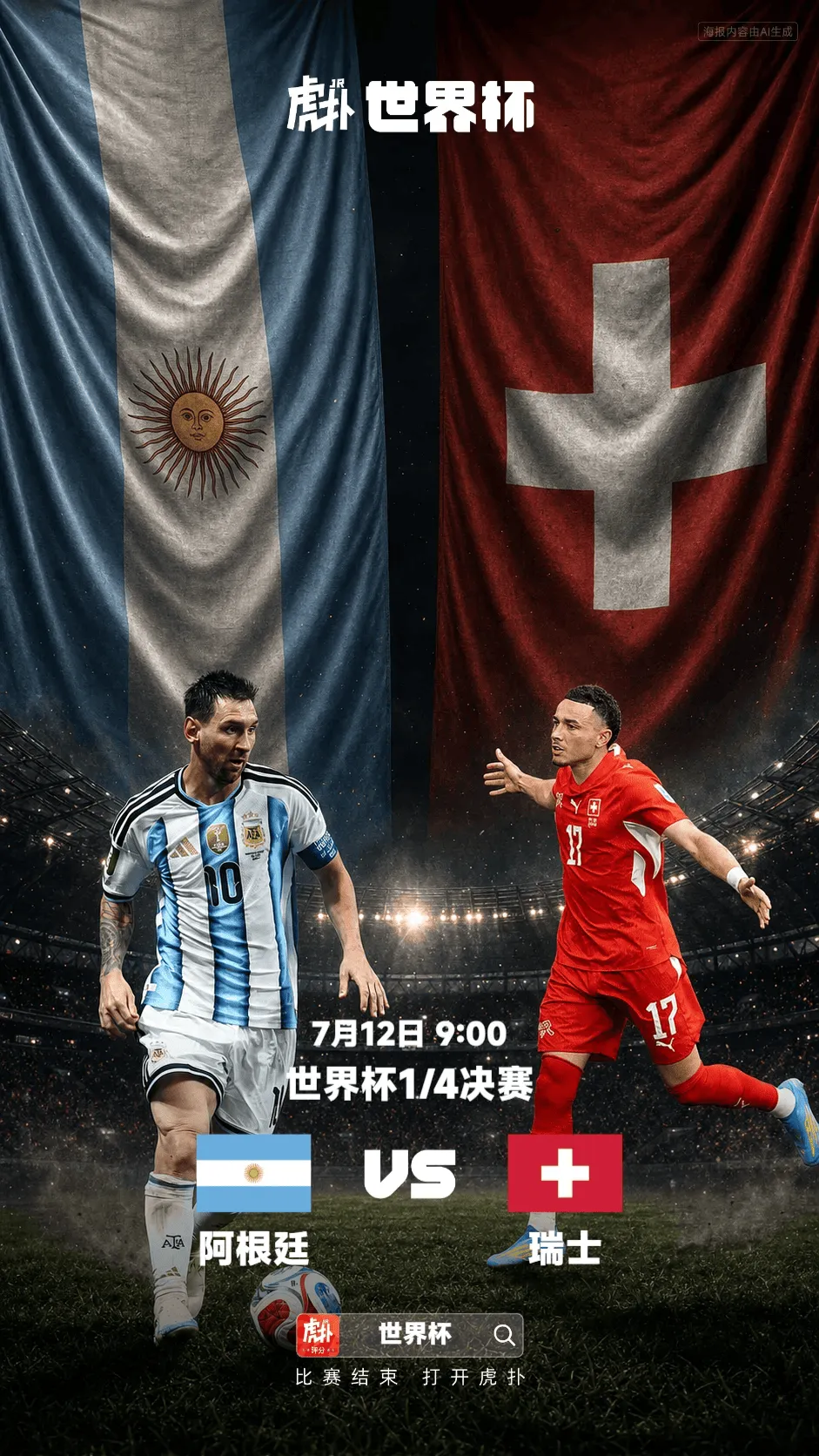 世界杯1/8决赛瑞士点球胜哥伦比亚，将战阿根廷
